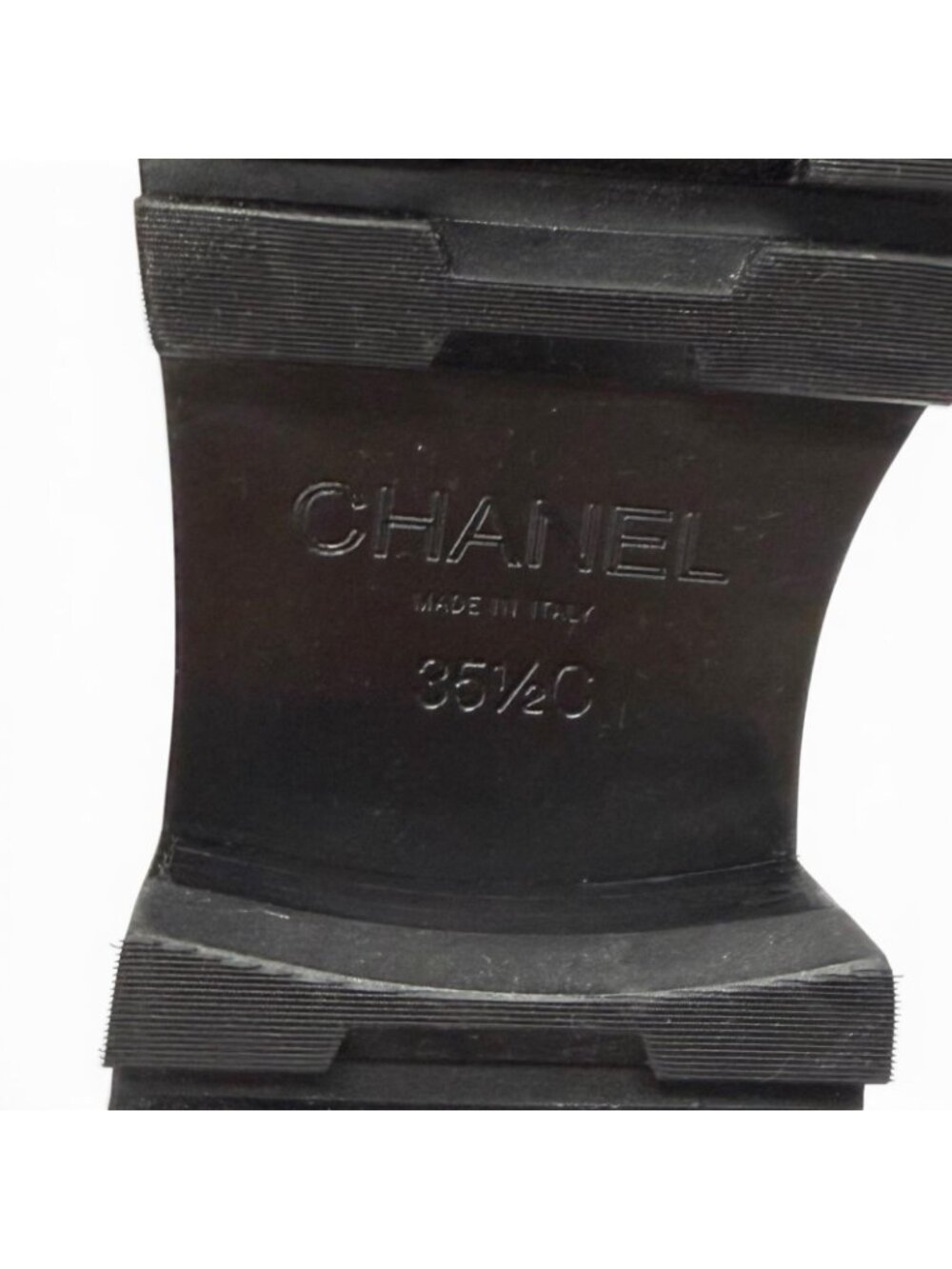 Chanel CC Logo Leather Loafers Shoes Black - Picture 11 of 12